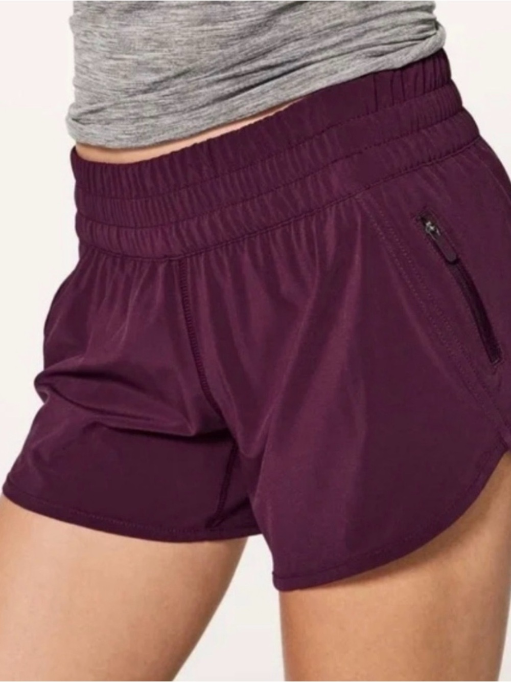 lululemon athletica Plum/Purple Hotty Hot Tracker Lined Short